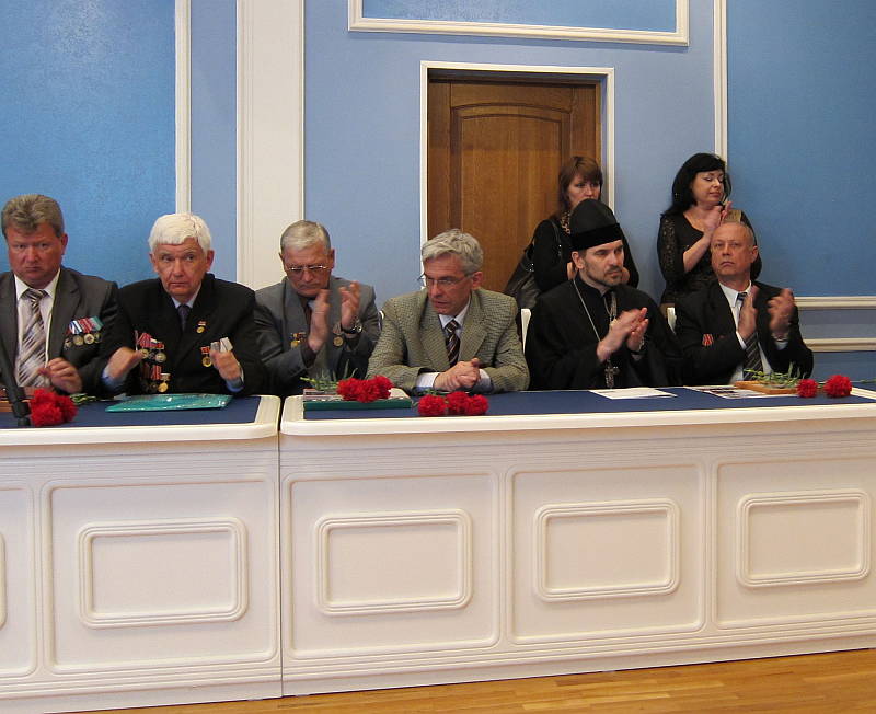 Участие протоиерея Анатолия Комара в приёме в Ростовском общественном собрании